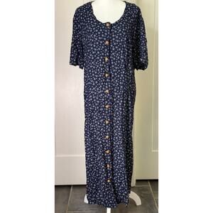 Kathie Lee Black & Tan Maxi Shirtdress - Plus Size 20W